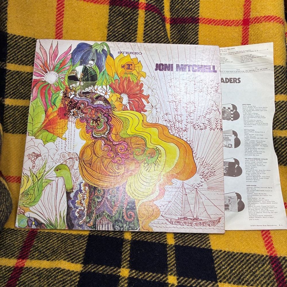 Joni Mitchell - Song To A Seagull - Vinyl LP Record - 1968